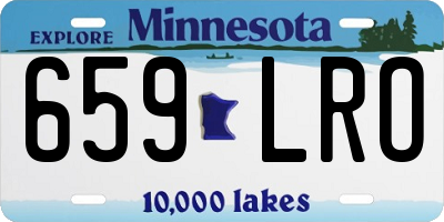 MN license plate 659LRO