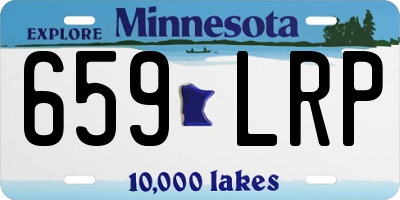 MN license plate 659LRP