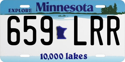 MN license plate 659LRR