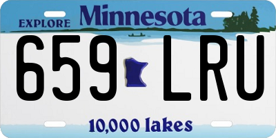 MN license plate 659LRU