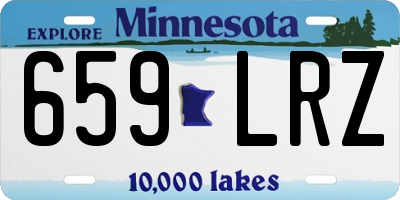 MN license plate 659LRZ