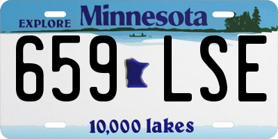 MN license plate 659LSE