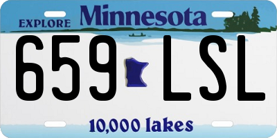 MN license plate 659LSL