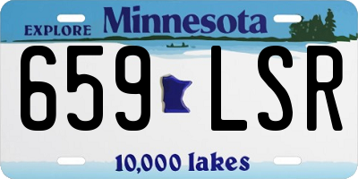 MN license plate 659LSR