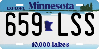 MN license plate 659LSS