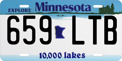 MN license plate 659LTB