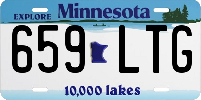 MN license plate 659LTG