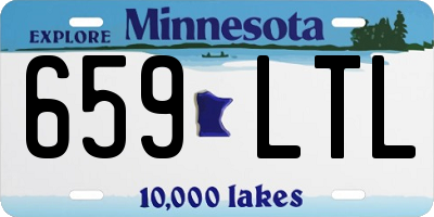 MN license plate 659LTL