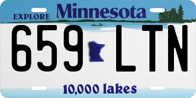 MN license plate 659LTN