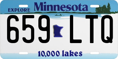 MN license plate 659LTQ