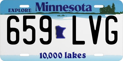 MN license plate 659LVG