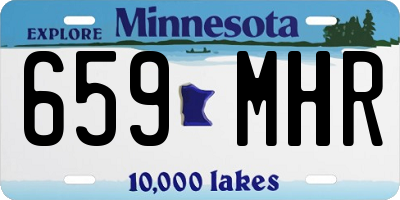 MN license plate 659MHR