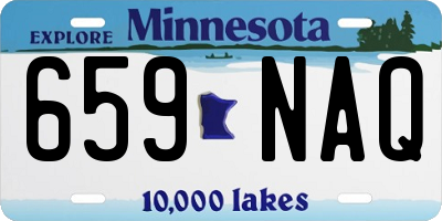 MN license plate 659NAQ