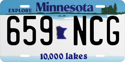 MN license plate 659NCG