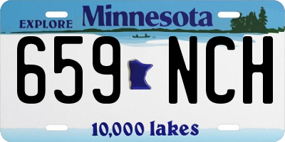 MN license plate 659NCH