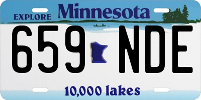MN license plate 659NDE