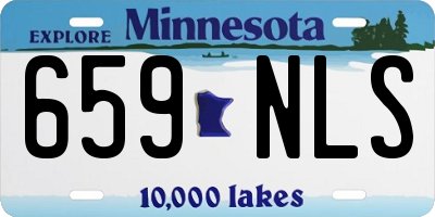 MN license plate 659NLS