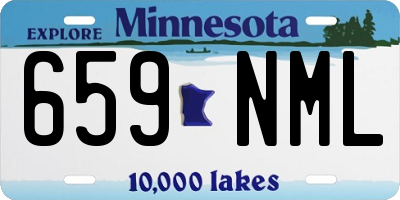 MN license plate 659NML