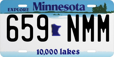 MN license plate 659NMM