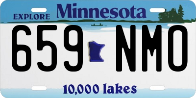 MN license plate 659NMO