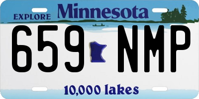 MN license plate 659NMP