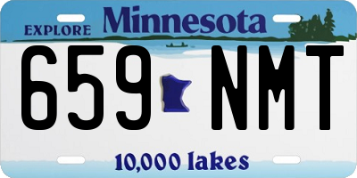MN license plate 659NMT