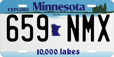 MN license plate 659NMX