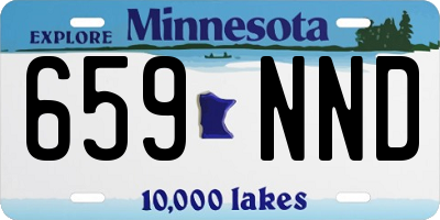 MN license plate 659NND
