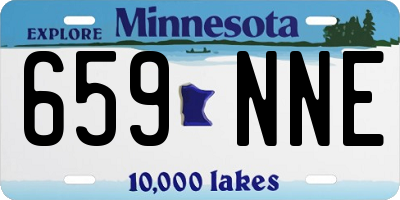 MN license plate 659NNE