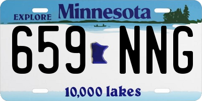 MN license plate 659NNG