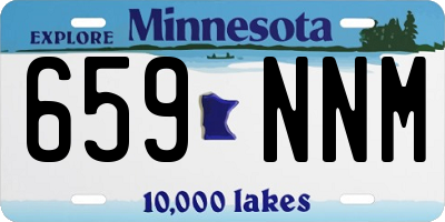 MN license plate 659NNM