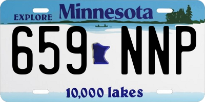 MN license plate 659NNP