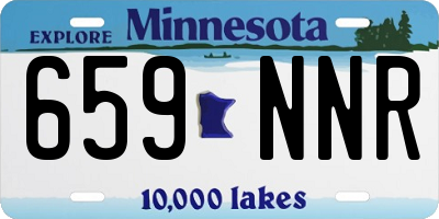 MN license plate 659NNR
