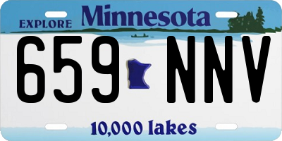 MN license plate 659NNV