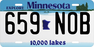 MN license plate 659NOB