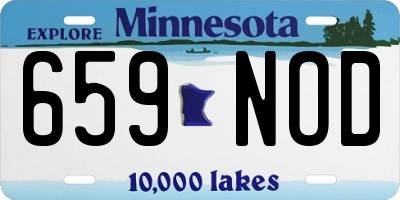 MN license plate 659NOD