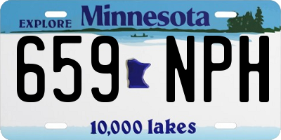 MN license plate 659NPH
