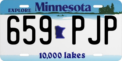 MN license plate 659PJP