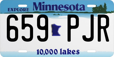 MN license plate 659PJR