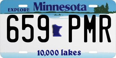 MN license plate 659PMR