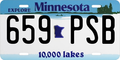 MN license plate 659PSB