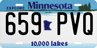 MN license plate 659PVQ