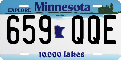 MN license plate 659QQE