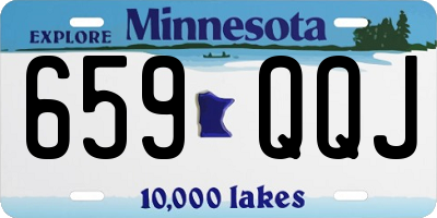 MN license plate 659QQJ