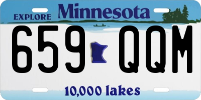 MN license plate 659QQM