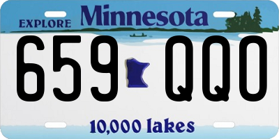 MN license plate 659QQO