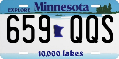MN license plate 659QQS