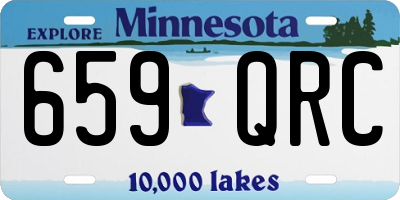 MN license plate 659QRC