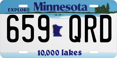 MN license plate 659QRD