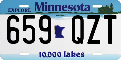 MN license plate 659QZT